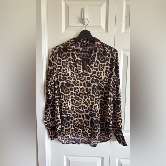 Marciano by Guess Cheetah Blouse - Picture 1 of 2